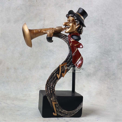 The Clown Trumpeter Figurine By Satguru's