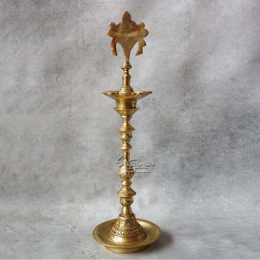 Brass Shank Lamp By Satguru's