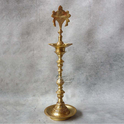 Brass Shank Lamp By Satguru's