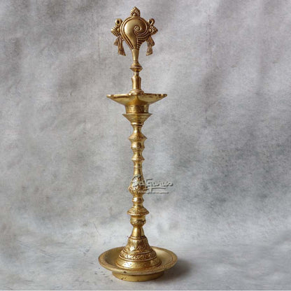 Brass Shank Lamp By Satguru's
