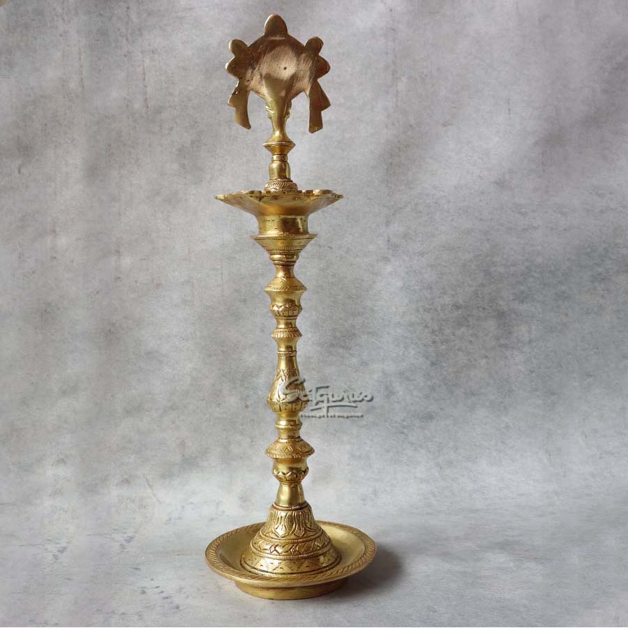 Brass Chakra Lamp By Satguru's