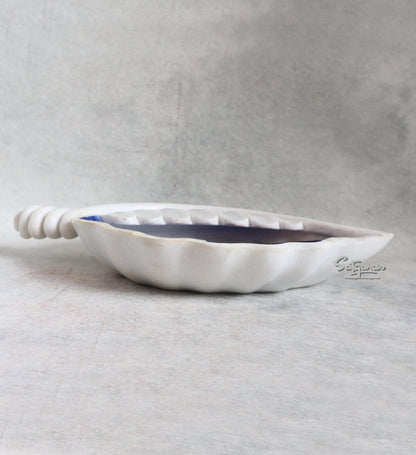 Marble Shankh Platter By Satguru's