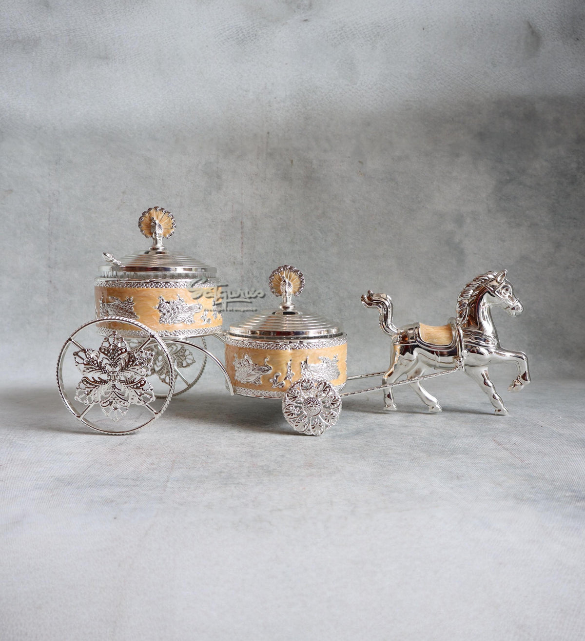 Horse Rath With Bowl ( Orange ) By Satguru's