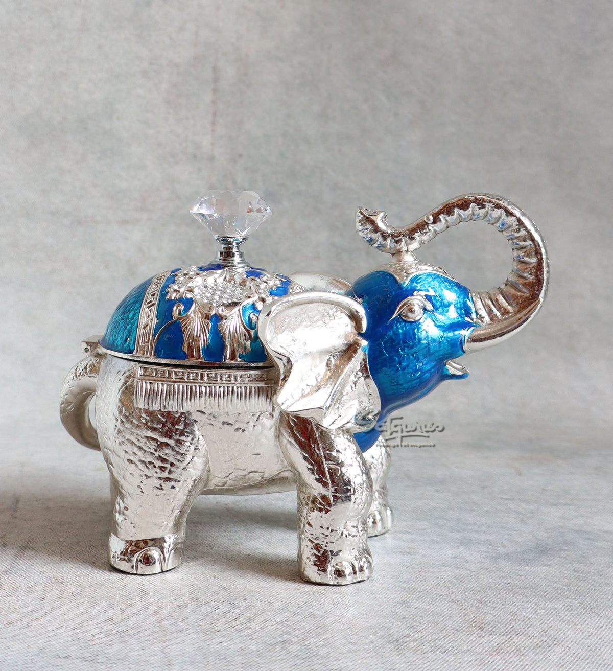 Elephant Bowl Deep Blue By Satguru's