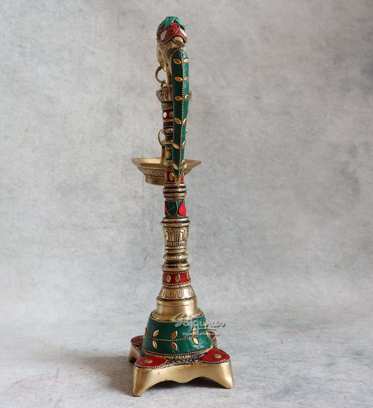 Brass Parrot Lamp By Satguru's