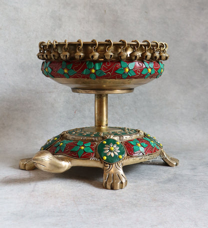 Brass Tortoise Urli By Satguru's