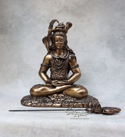 Metallic Gold Shiva By Satguru's