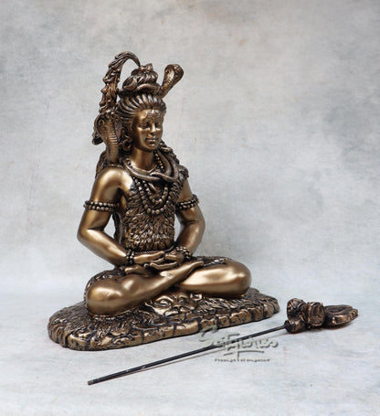 Metallic Gold Shiva By Satguru's