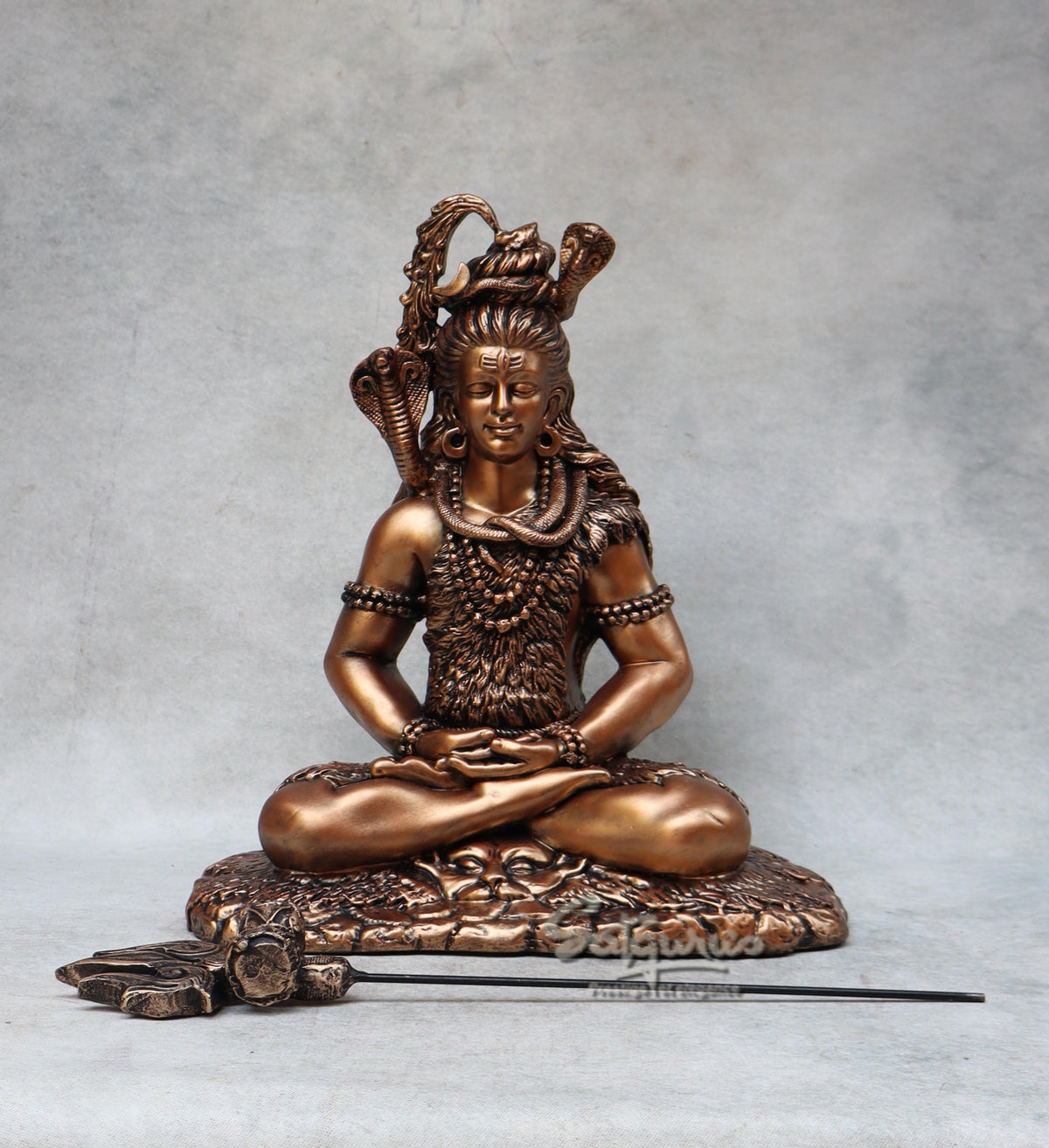 Metallic Copper Shiva By Satguru's
