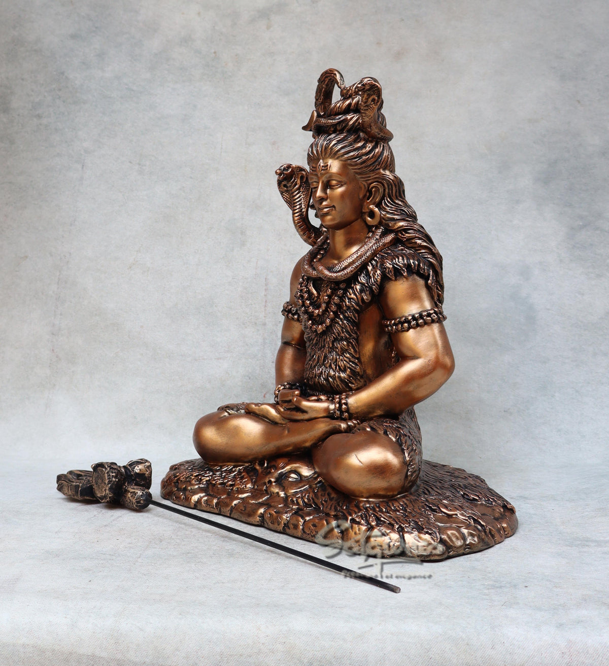 Metallic Copper Shiva By Satguru's