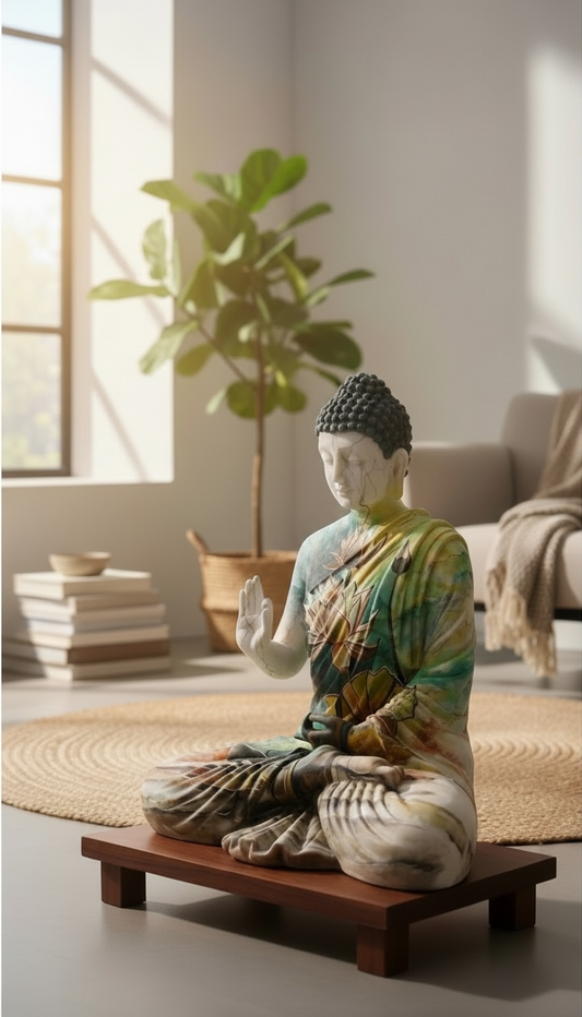 Serene Buddha in Dhyana Mudra By Satgurus