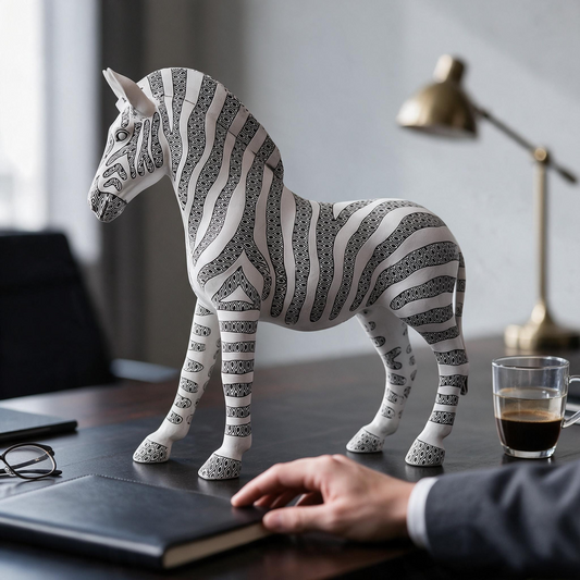 Wildlife Zebra Table Décor By Satguru's
