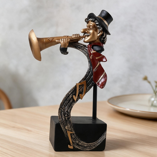 The Clown Trumpeter Figurine By Satguru's