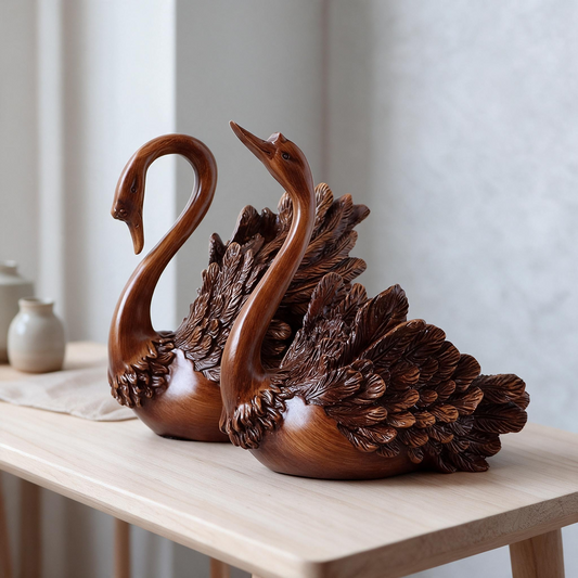 Swan Pair Brown By Satguru's