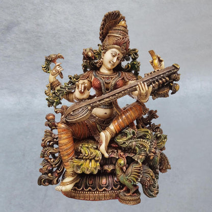 Goddess Saraswati Statue by Satgurus