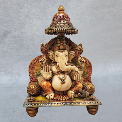 Throne Ganesha by Satgurus