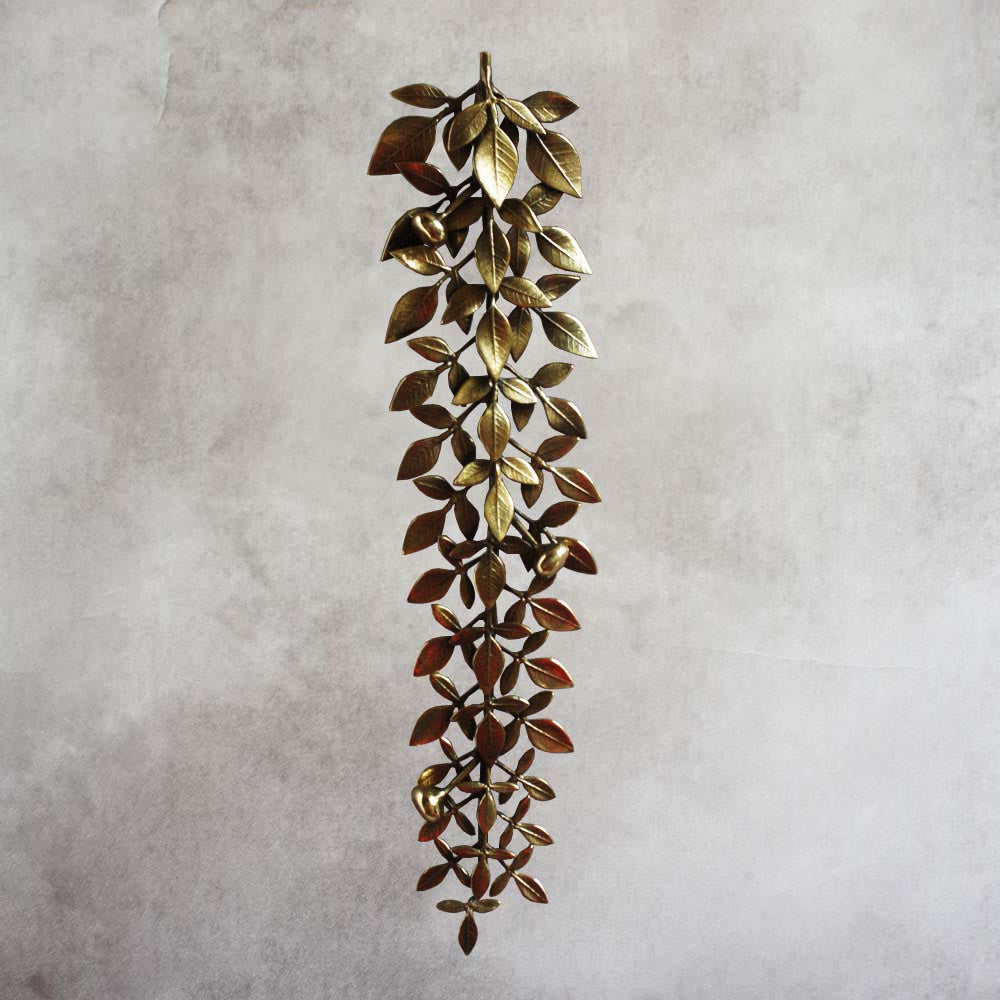 Brass Hanging Bell Leaves - B by Satgurus