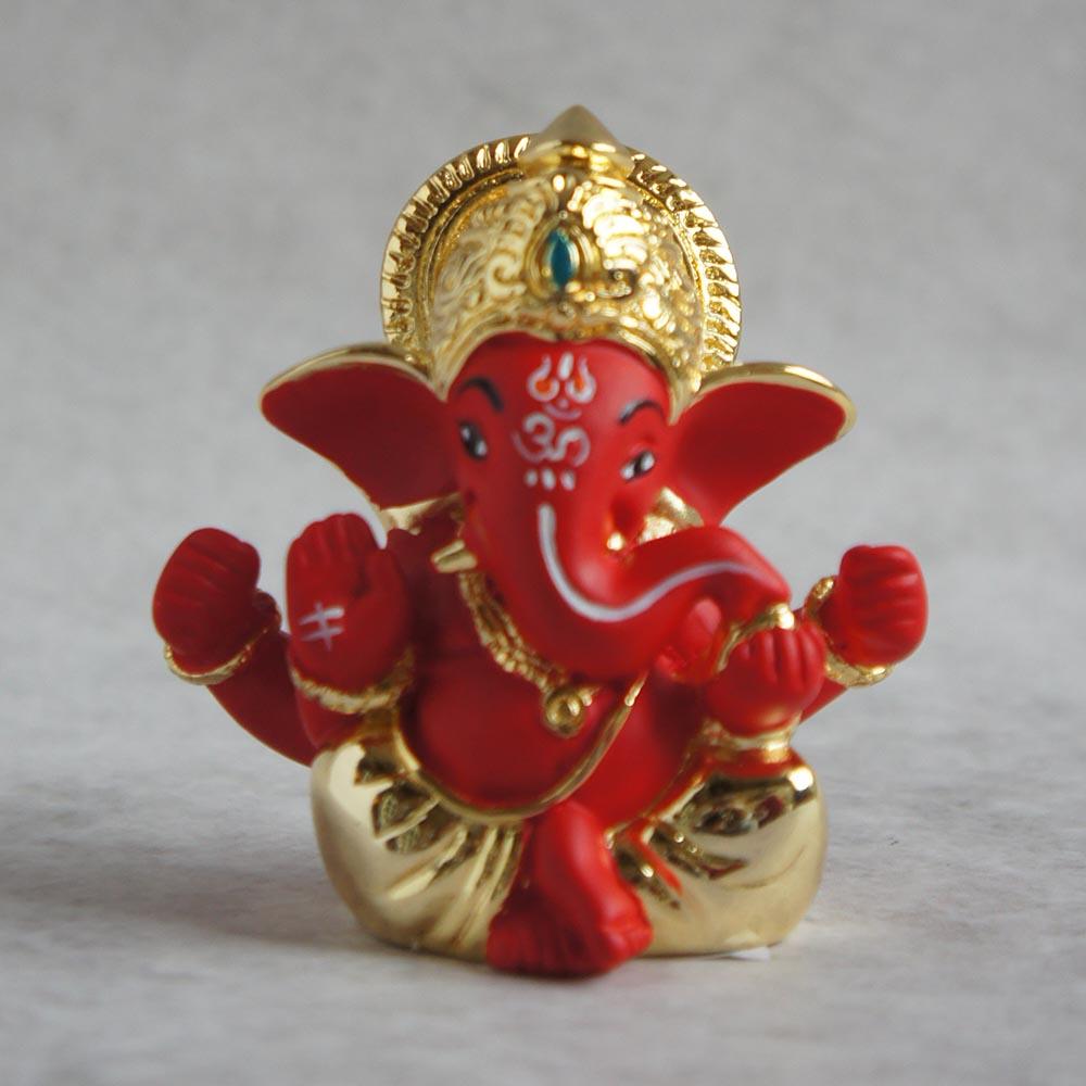 Nagar Mukut Ganesh / Red - By Satgurus