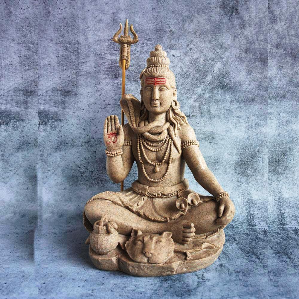 Shiva Meditating San Finish
