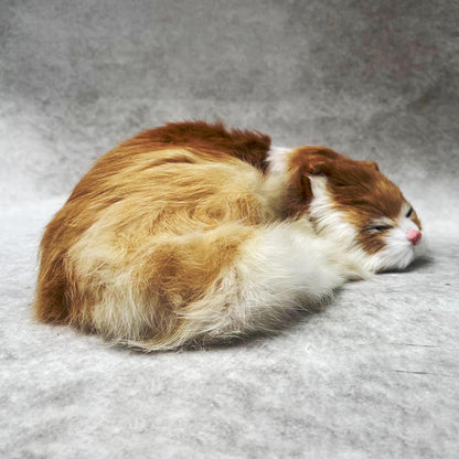 Sleeping Cat Small Statue - By Satgurus