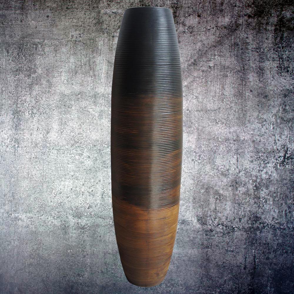 Wooden Fine Bottle black top Cylinder Des Pot  by Satgurus