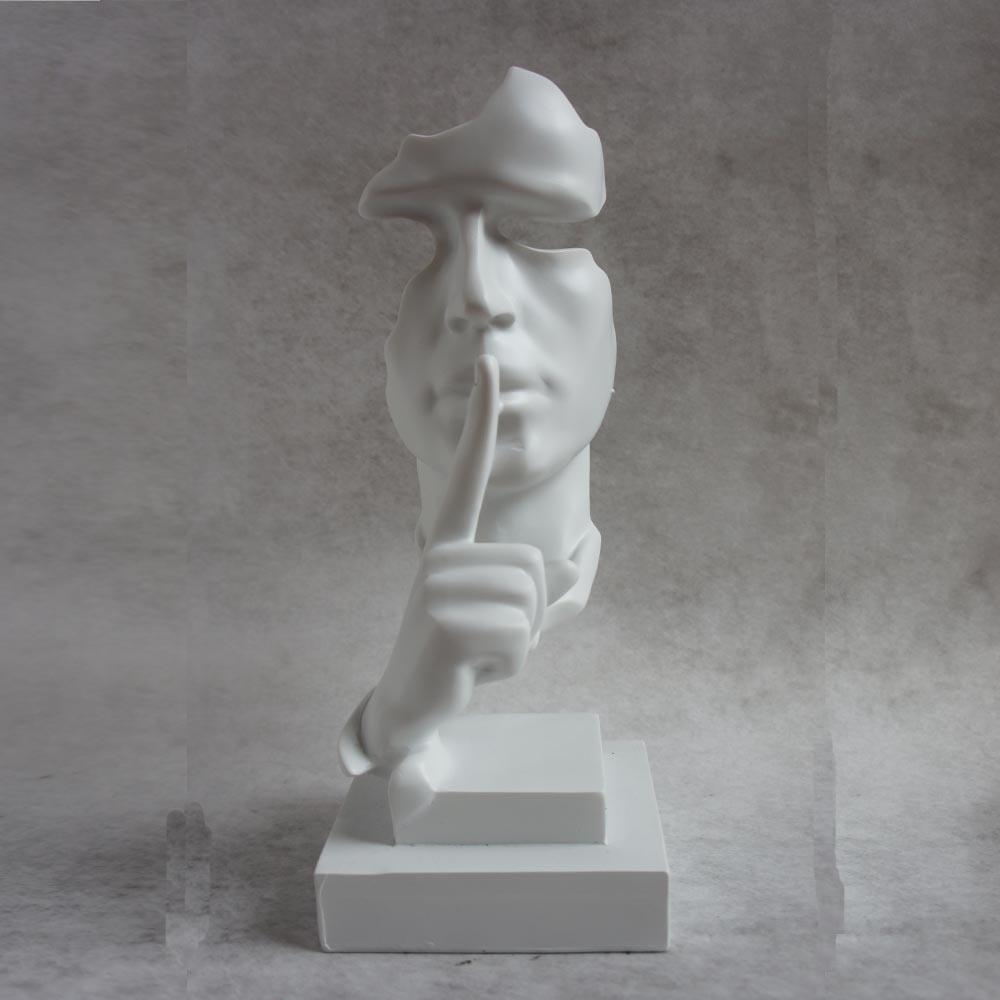 Silent Please Face / White by Satgurus