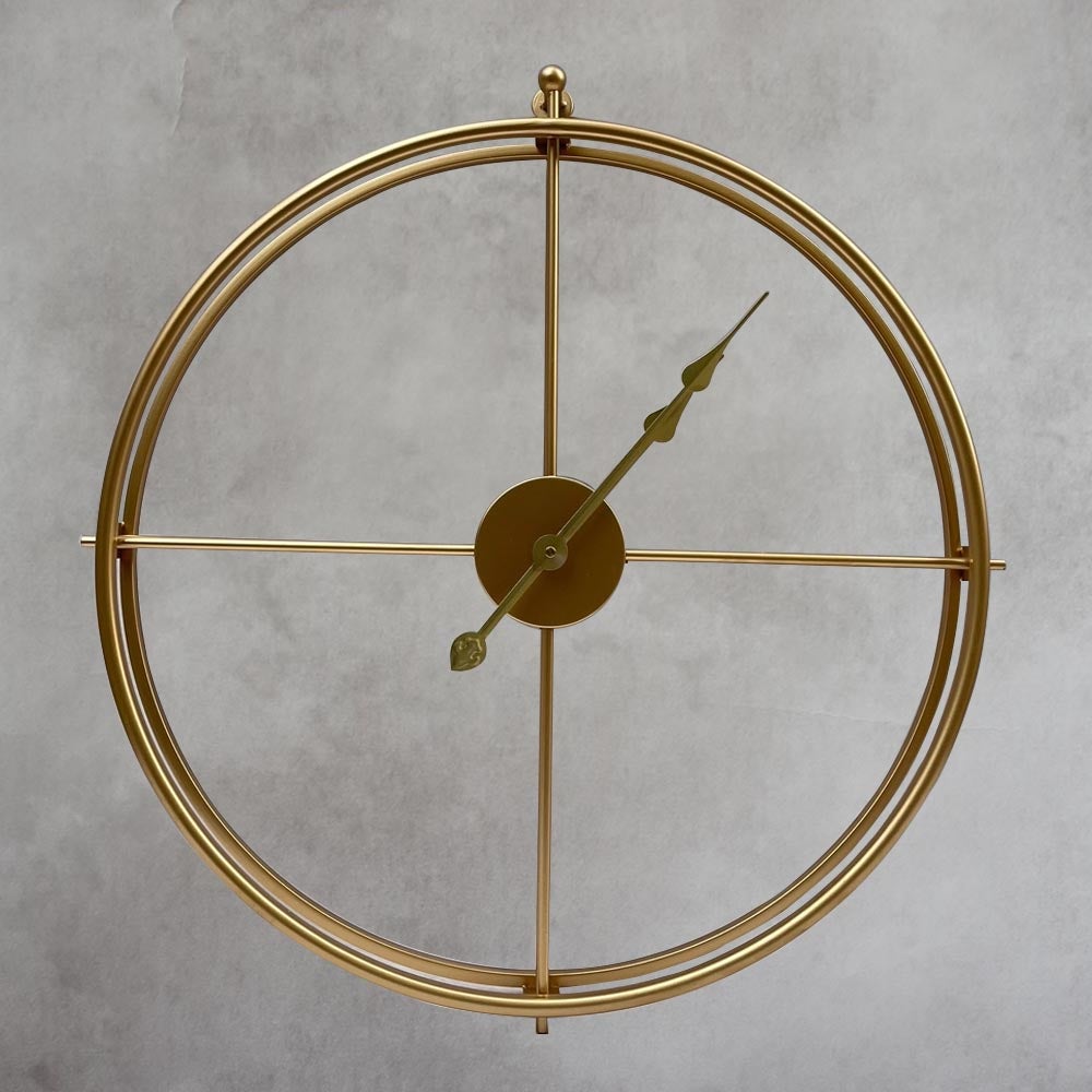 Modern 3D Wall Clock Gold by Satgurus