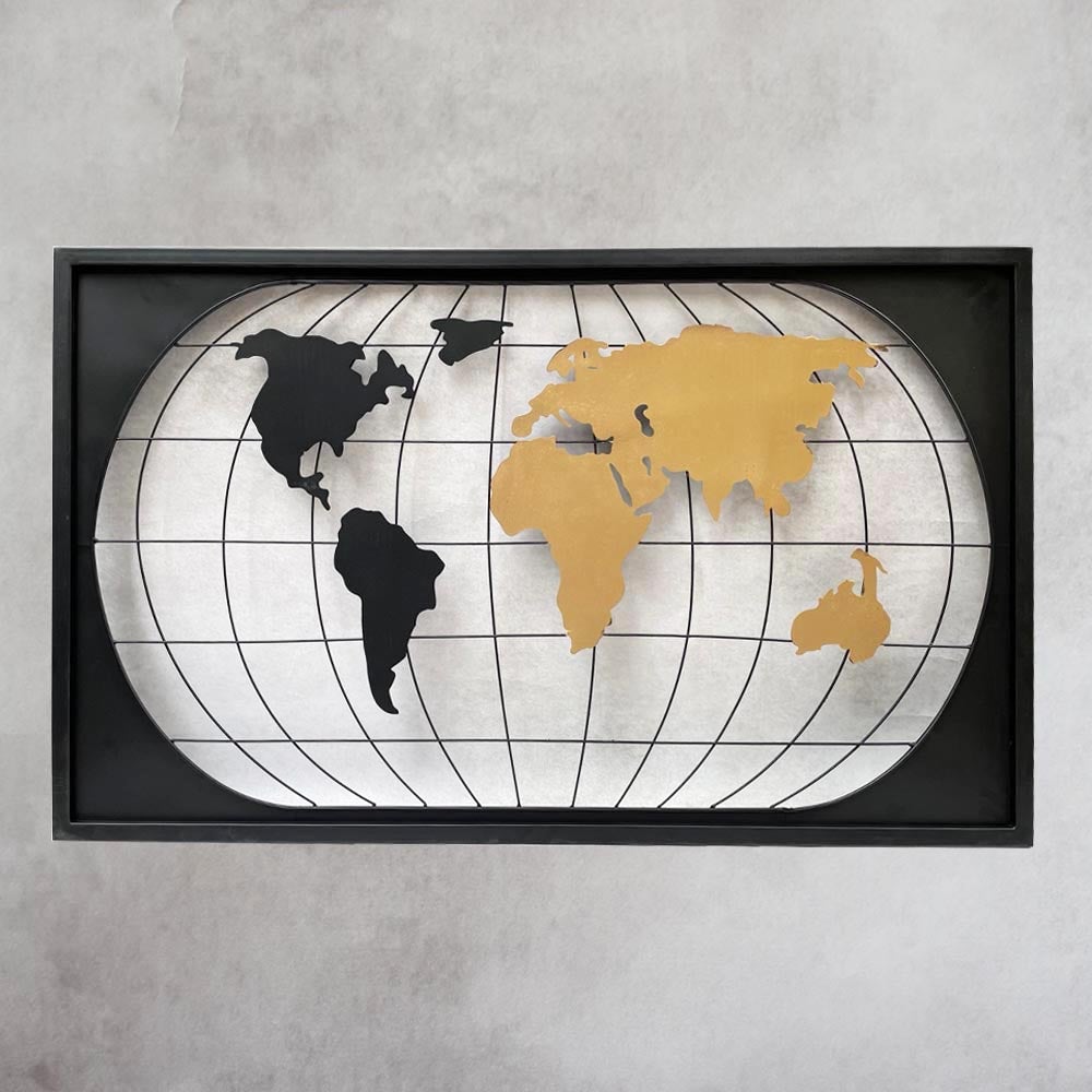 Rect World Map Mural by Satgurus