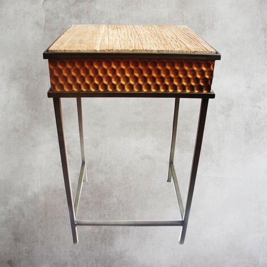 Wooden Top Side Stool by Satgurus