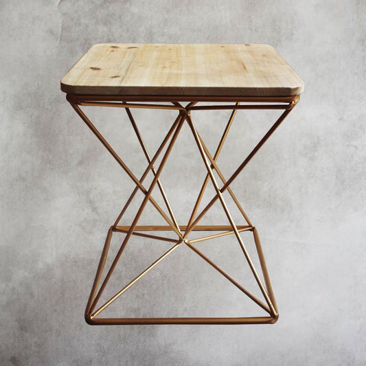 Wooden Top Stool by Satgurus