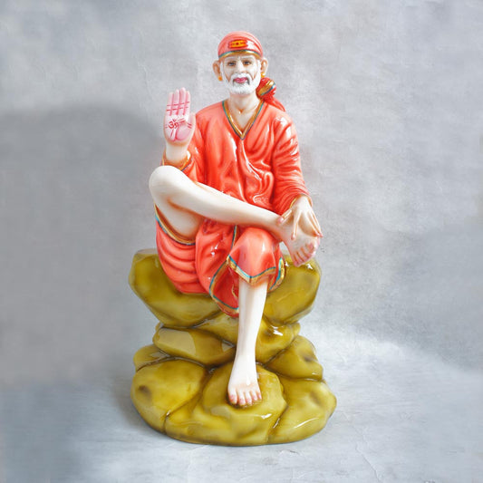 Sai Baba Orange Big By Saturus