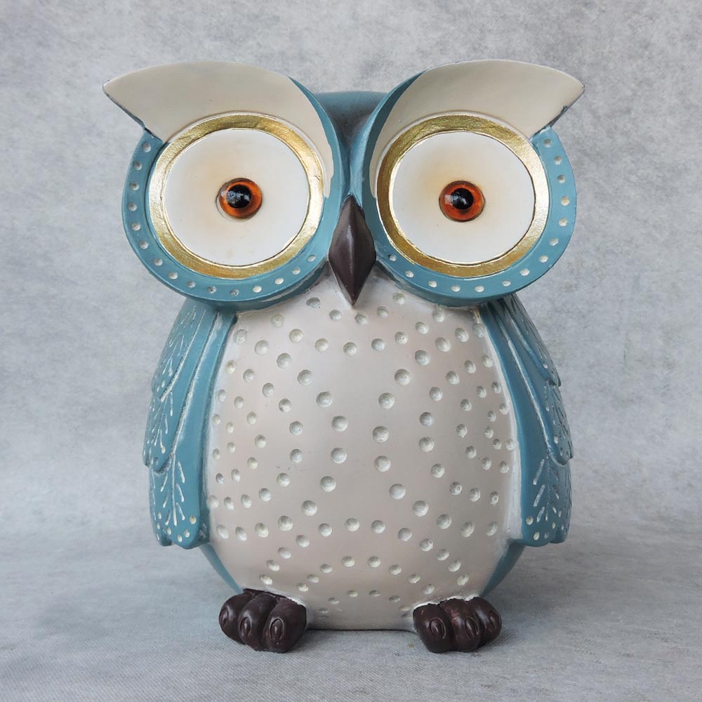 Owl In Blue Finish - A by Satgurus