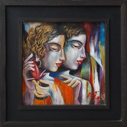 Budding Love Couple by Madan Lal by Satgurus