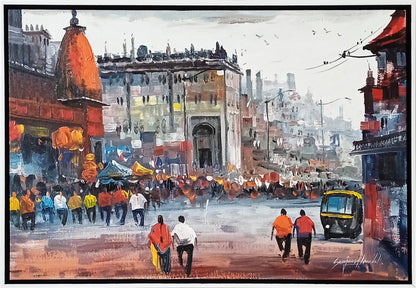 City Scape #2 by Sanjeev Mandal by Satgurus