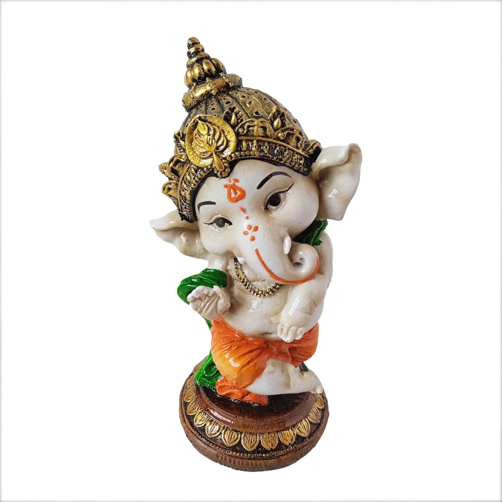 KUDURO | 4 Ganesha Idol Statue |Mushak Raj Idol, Ganesha in Dancing Position|Home  Décor Decorative Showpiece - 13 cm Price in India - Buy KUDURO | 4 Ganesha  Idol Statue |Mushak Raj