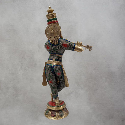 Brass Standing Krishna by Satgurus
