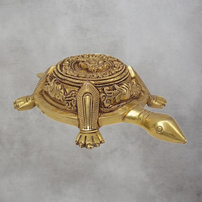 Brass Tortoise Ganesh by Satgurus