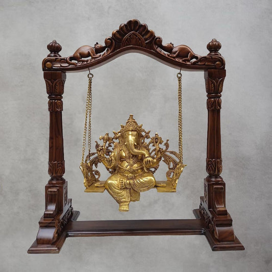 Brass Ganesh Jhula by Satgurus