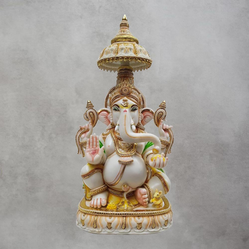 Culture Marble Umbrella Ganesh by Satgurus