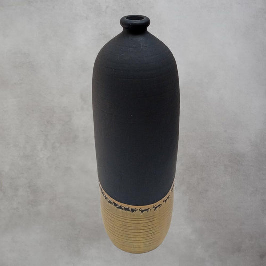 Midnight's Secret Bottle Vase by Satgurus