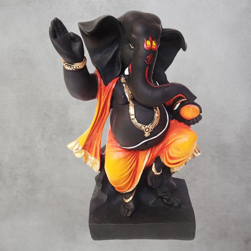Black Dancing Ganesha / Big by Satgurus
