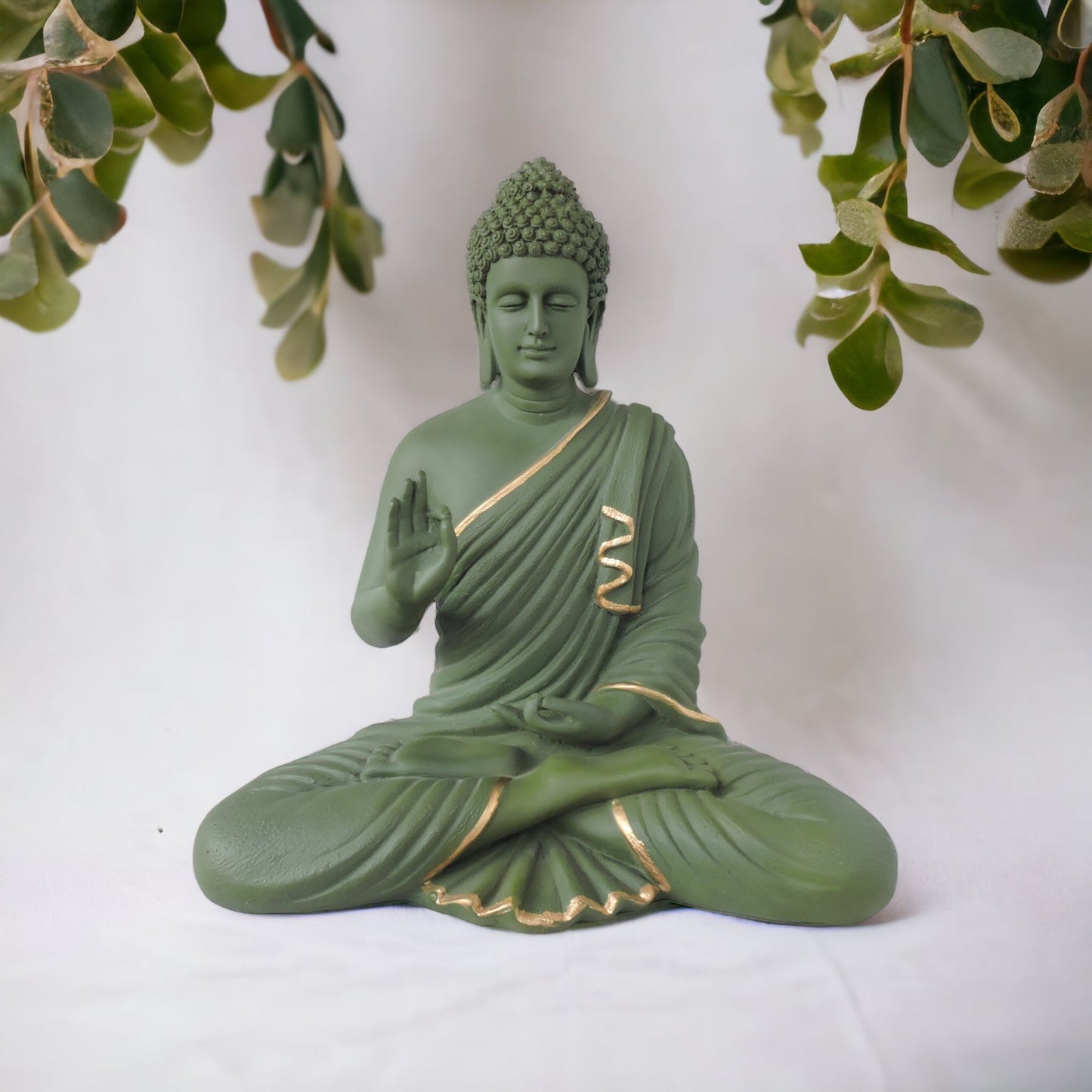 Blessing Buddha / Green by Satgurus