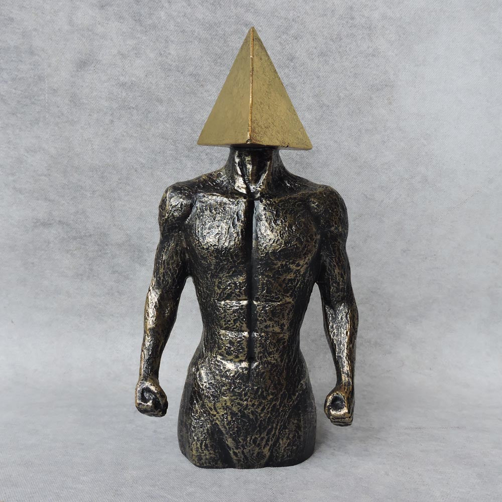 Body Builder With a Triangle Head by Satgurus