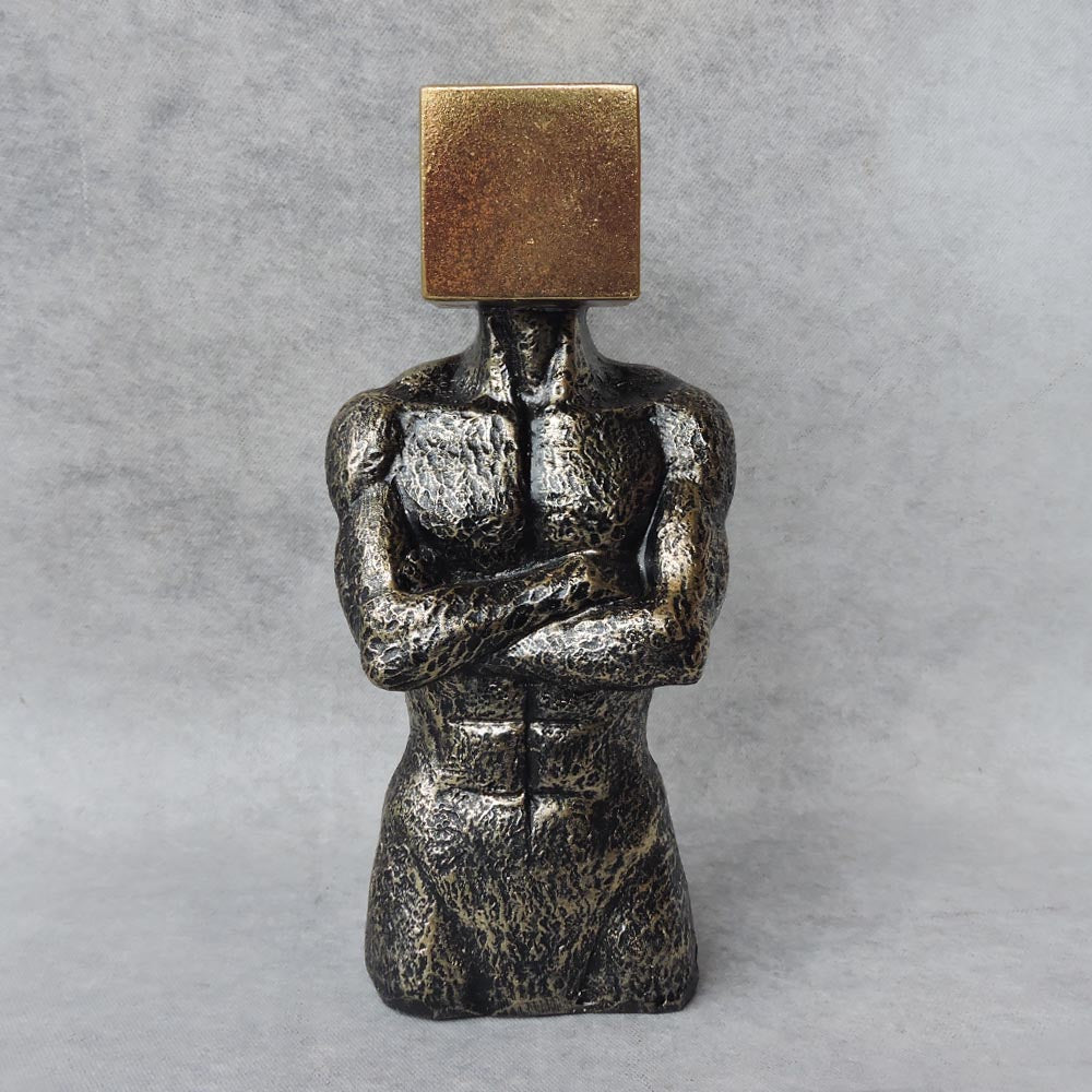 Body Builder With a Square Head by Satgurus