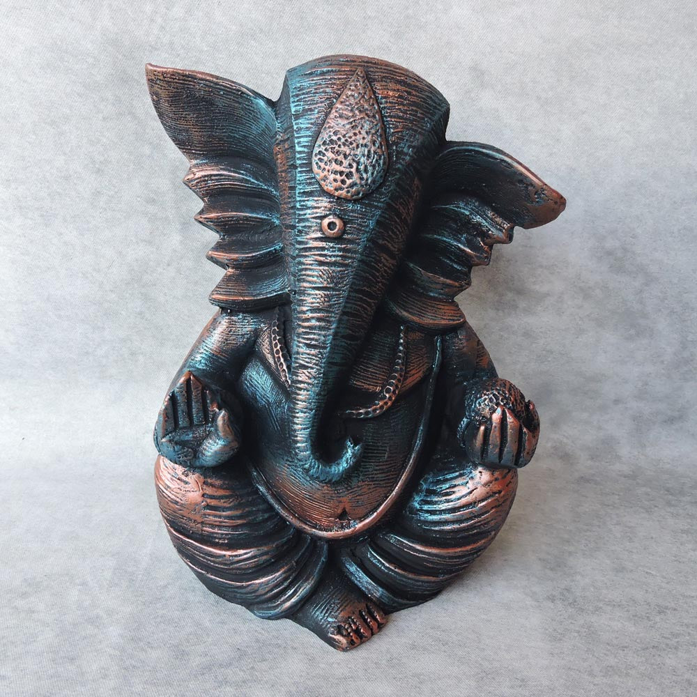 Big Ear Ganesha / Black by Satgurus