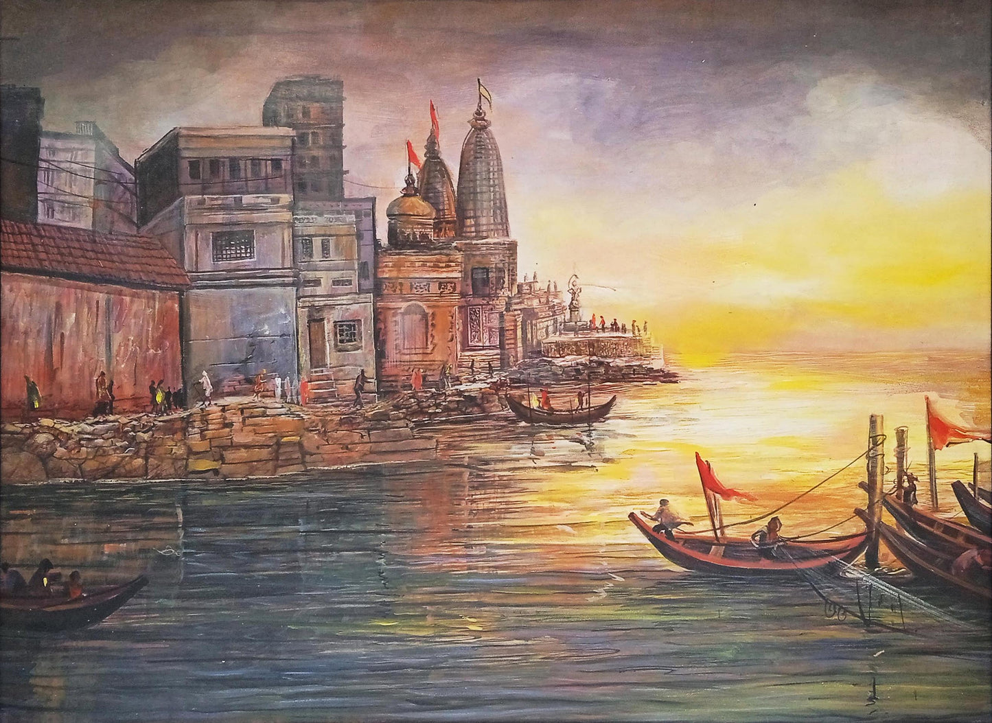 Banaras Ghaat by Sanjeev Mandal by Satgurus