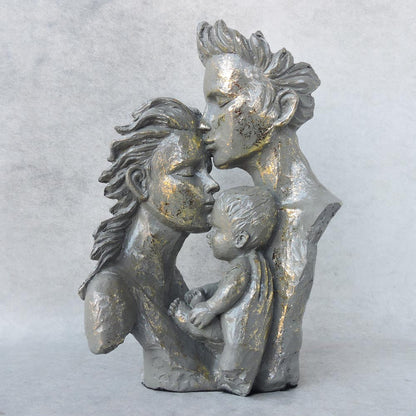 Grey Family With Gold Leafing by Satgurus